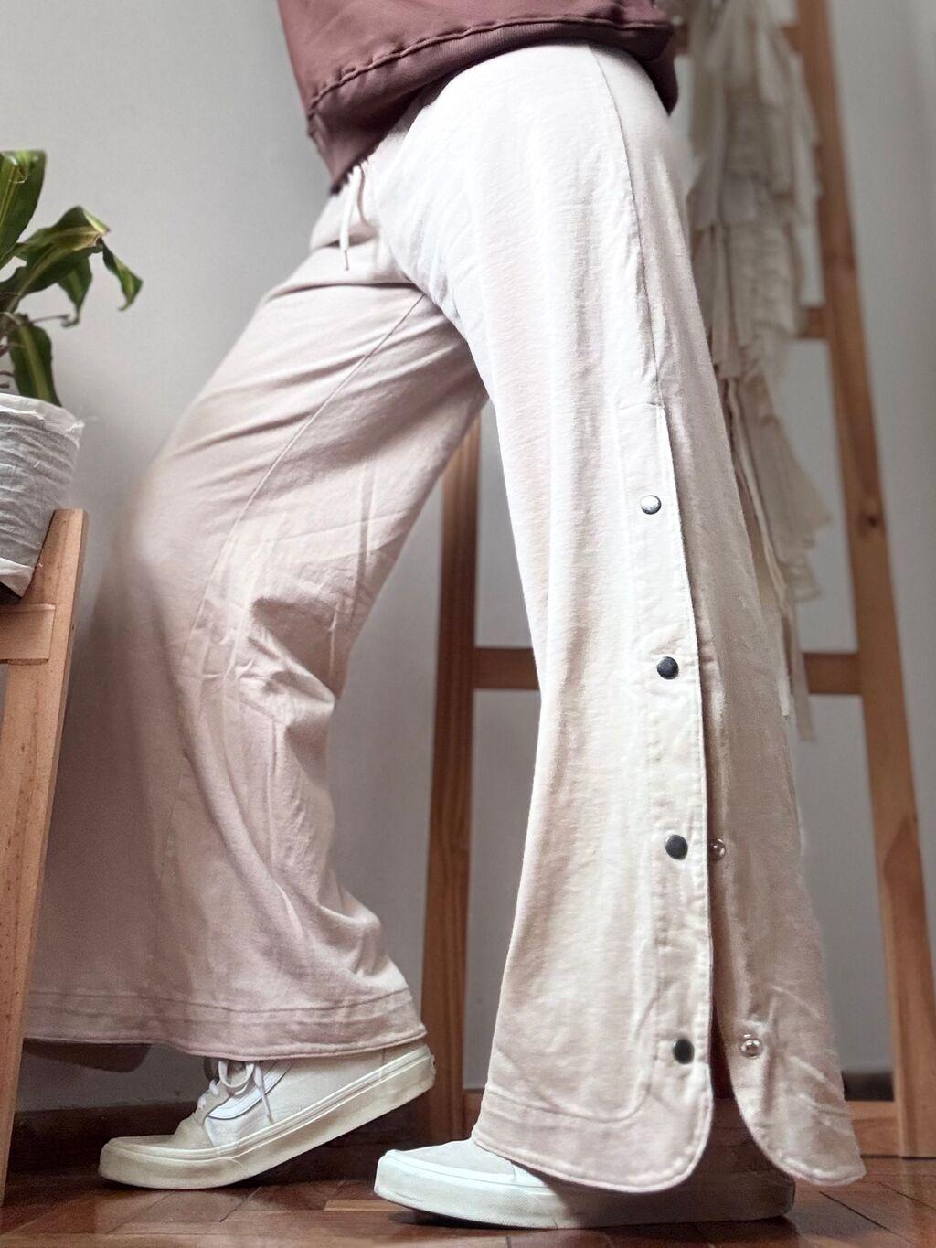 Wide Leg Botones