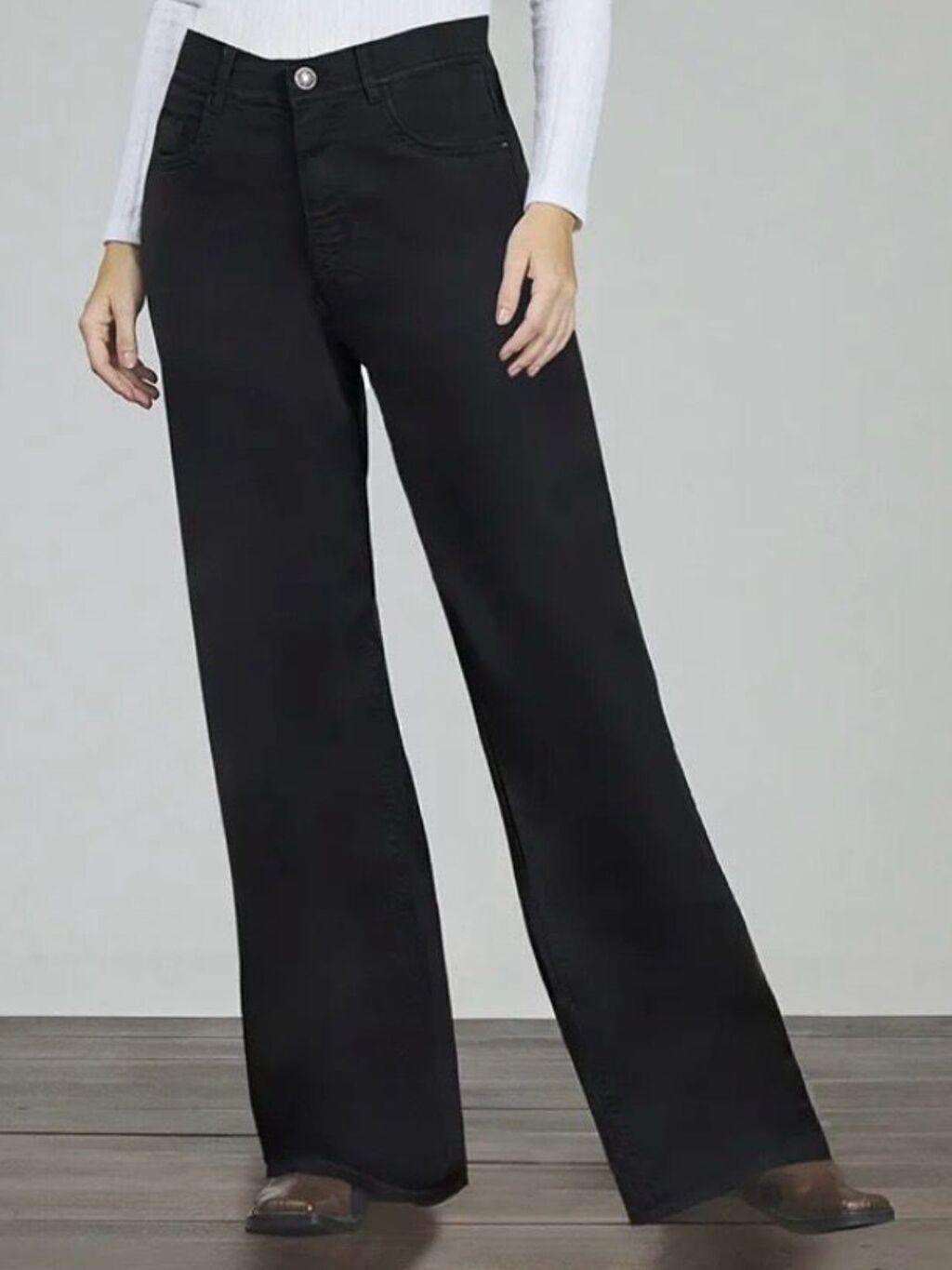 Jean Wide Leg Negro